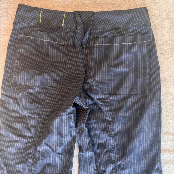 Burning Torch Pinstripe Wide Leg Crop Pants - Picture 3 of 7